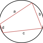 Calcolo area quadrilatero irregolare inscritto in una circonferenza conoscendo i lati